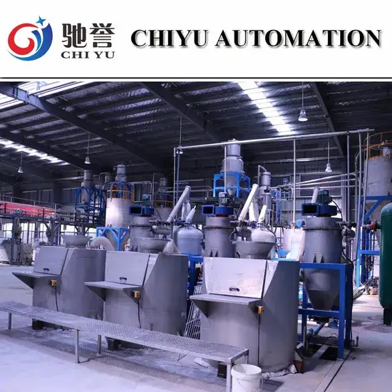 Hệ thống tự động cung cấp, cân, pha trộn, định lượng và vận chuyển hợp chất PVC