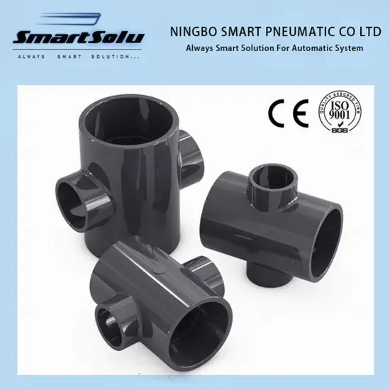 Phụ kiện nối ống thoát nước PVC màu đỏ, giảm kích thước hiệu quả
