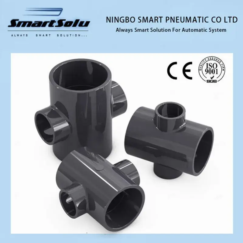 Phụ kiện nối ống thoát nước PVC màu đỏ, giảm kích thước hiệu quả hình ảnh 10-description