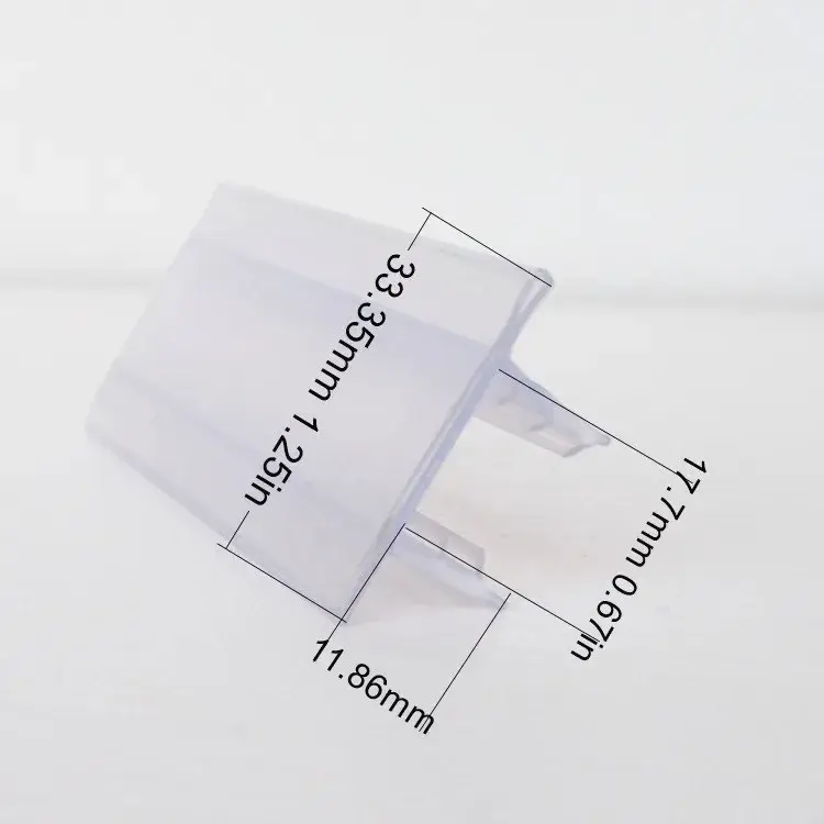 Nhãn PVC chất lượng cao dành cho siêu thị với dải nhựa ép đùn đa dạng