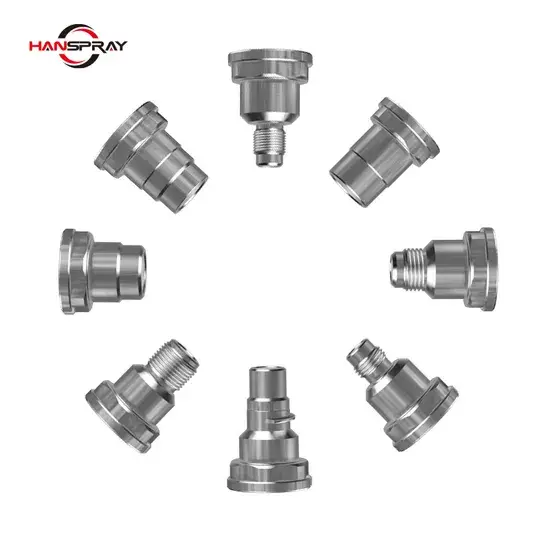 Bộ nối ren cho đầu nối PP Cup dùng một lần và phủ sơn