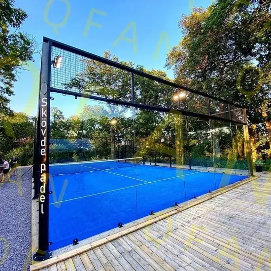 Sân tennis paddle ngoại trời phong cảnh đẹp, sản phẩm hot, thương hiệu sân padel uy tín