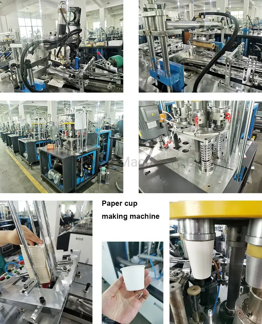 Máy sản xuất cốc giấy chất lượng cao hai tầng hình ảnh 18-description