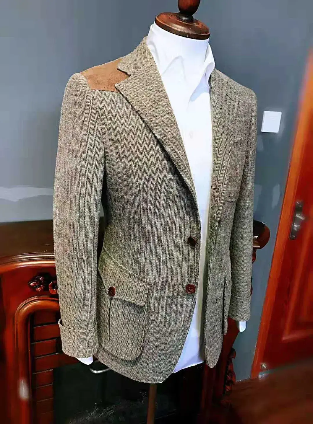 Bộ áo khoác doanh nhân nam tùy chỉnh - Lựa chọn hoàn hảo cho bữa tối biểu diễn hình ảnh 19-description