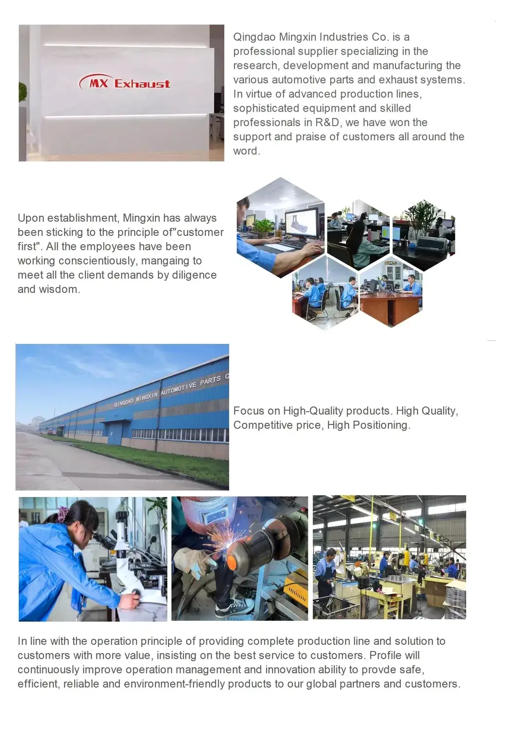 Phụ tùng xe tải hiệu suất 5''-6'' 5''-7'' 5''-8'' cái đầu ống xả bằng thép không gỉ mạ crôm đa năng Hks hình ảnh 18-description