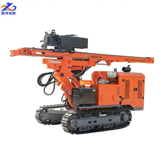 Máy khoan cọc di động sử dụng năng lượng mặt trời tích hợp công nghệ quang điện hình ảnh 1-description