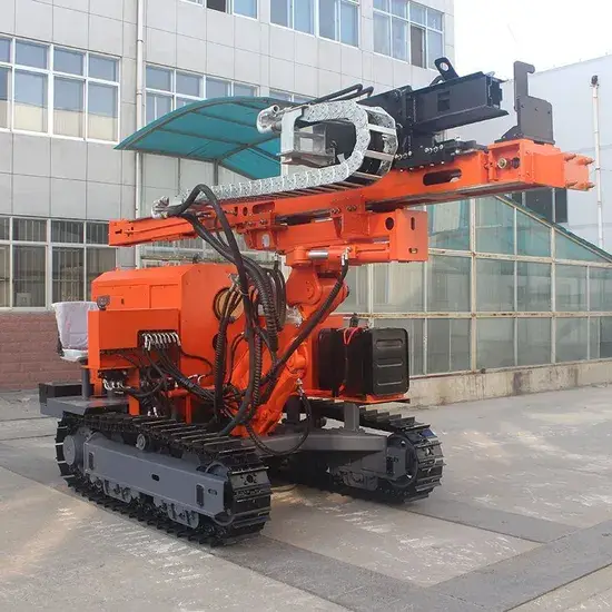 Máy khoan cọc di động sử dụng năng lượng mặt trời tích hợp công nghệ quang điện