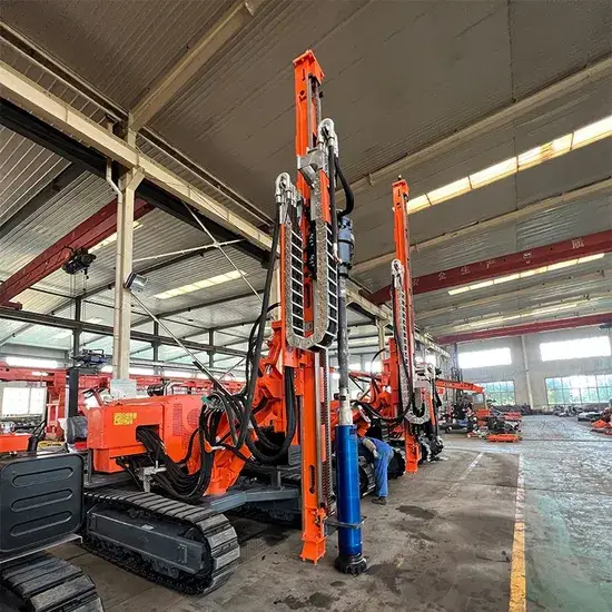 Máy khoan cọc di động sử dụng năng lượng mặt trời tích hợp công nghệ quang điện