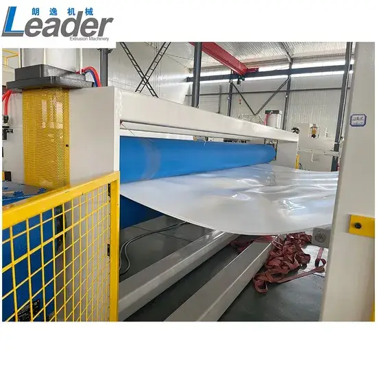 Dây chuyền sản xuất máy ép tấm nhựa chất lượng cao geomembrane