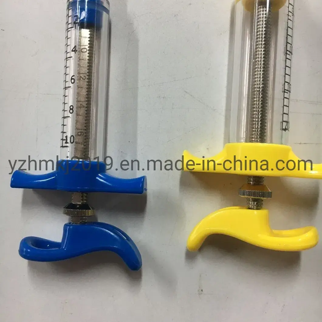 Bơm tiêm thú y vật liệu nhựa tái sử dụng, điều chỉnh linh hoạt cho đàn gia súc hình ảnh 16-description
