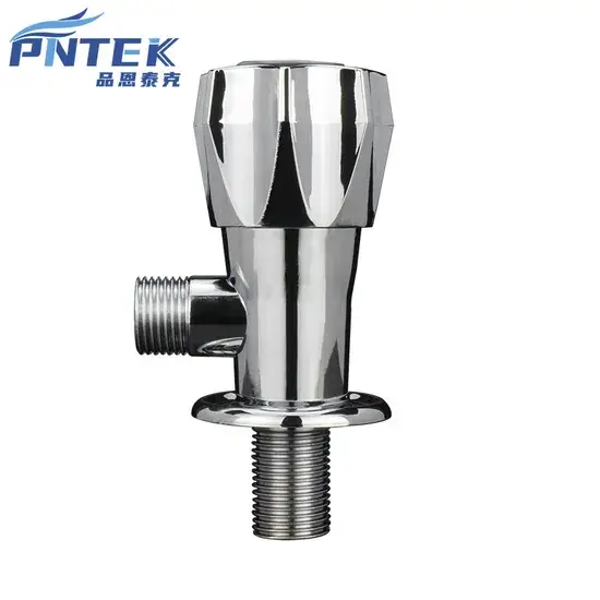 Vòi ngắn mạ chrome 1/2inch sử dụng van góc từ nhựa ABS