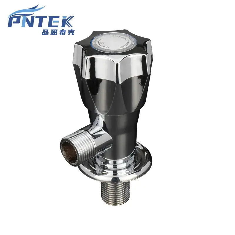 Vòi ngắn mạ chrome 1/2inch sử dụng van góc từ nhựa ABS