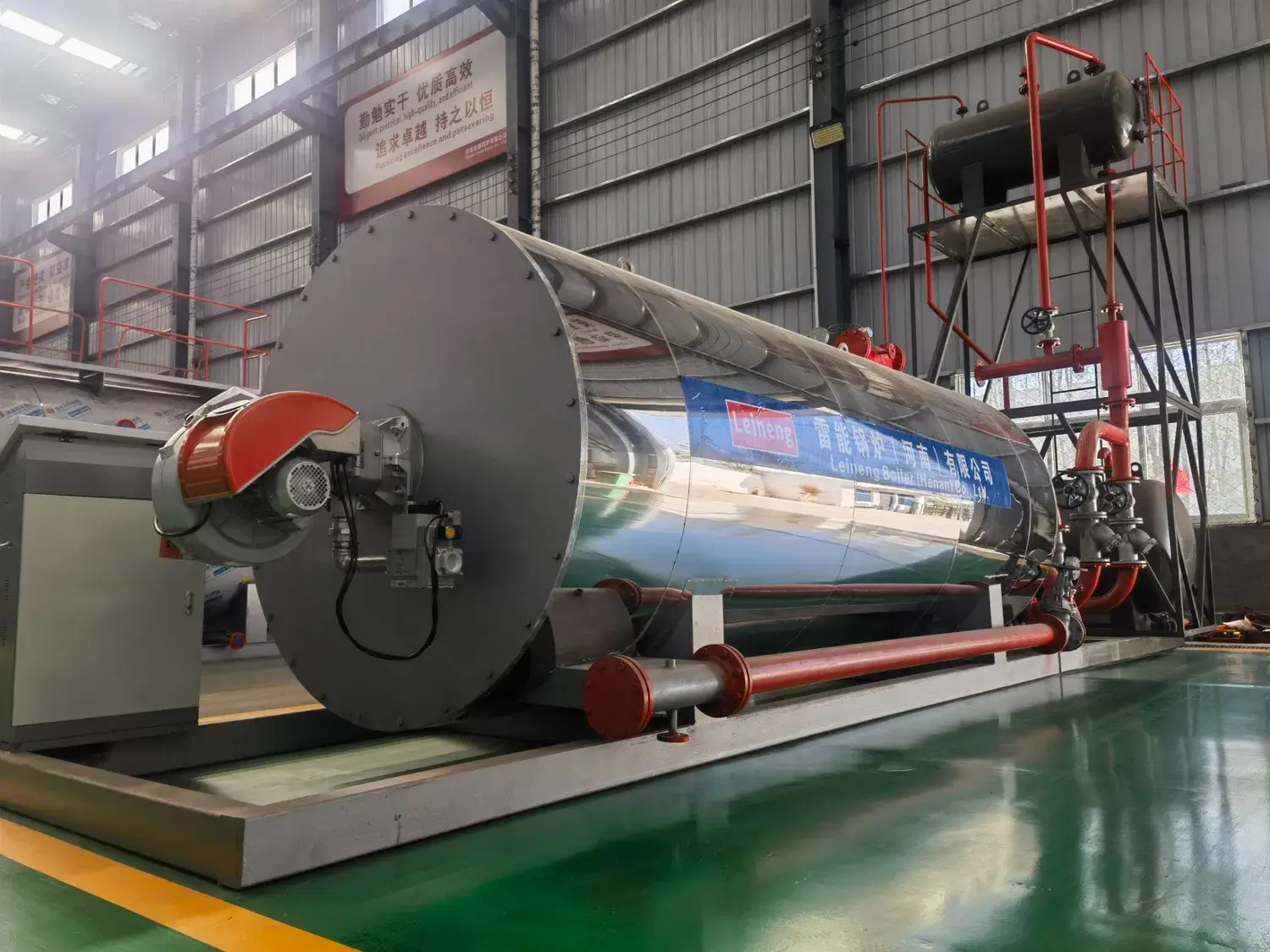 Lắp đặt nhanh lò hơi dầu nhiệt gas tại nhà máy Trung Quốc - Dịch vụ chuyên nghiệp
