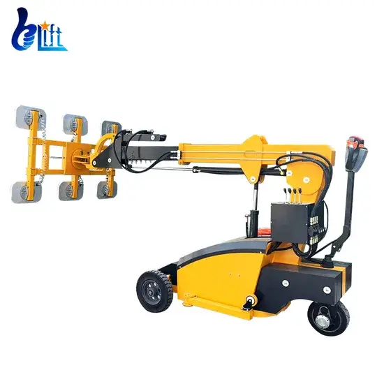 Thiết bị nâng tấm gỗ dán đá granit 600kg sử dụng cốc hút chân không kính mềm