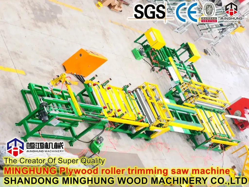 Máy sản xuất plywood: Thiết bị tự động hoàn chỉnh từ bóc vỏ gỗ đến ép nóng, ép lạnh và dán cạnh hình ảnh 18-description