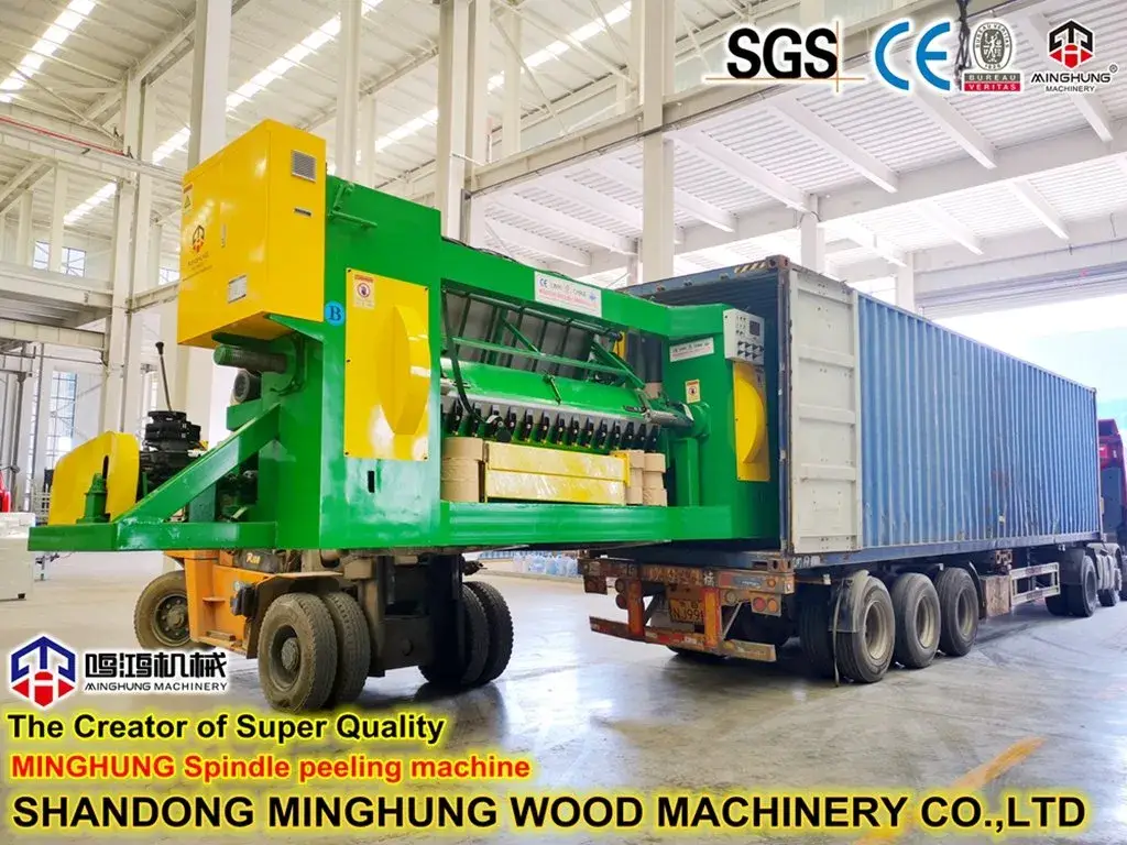 Máy sản xuất plywood: Thiết bị tự động hoàn chỉnh từ bóc vỏ gỗ đến ép nóng, ép lạnh và dán cạnh hình ảnh 25-description