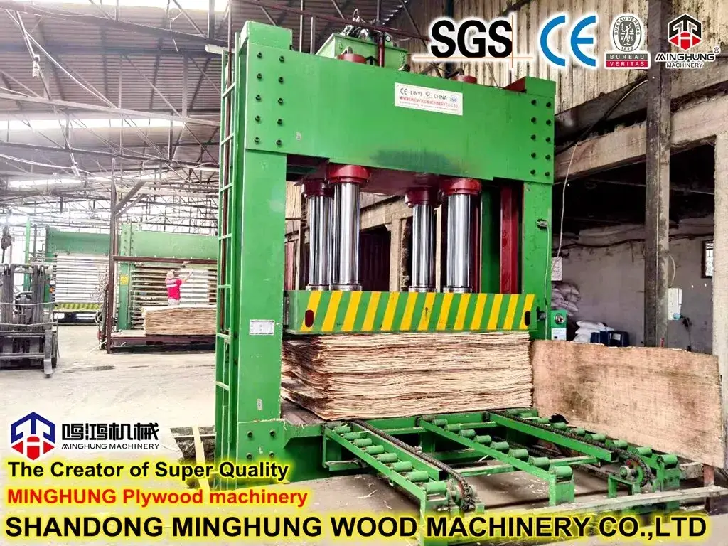 Máy sản xuất plywood: Thiết bị tự động hoàn chỉnh từ bóc vỏ gỗ đến ép nóng, ép lạnh và dán cạnh hình ảnh 16-description
