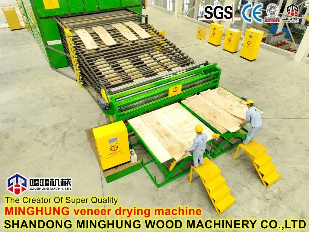 Máy sản xuất plywood: Thiết bị tự động hoàn chỉnh từ bóc vỏ gỗ đến ép nóng, ép lạnh và dán cạnh hình ảnh 14-description