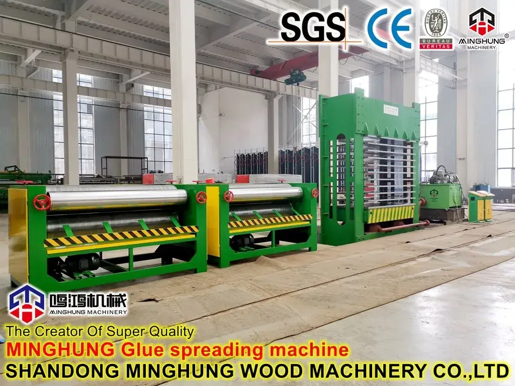 Máy sản xuất plywood: Thiết bị tự động hoàn chỉnh từ bóc vỏ gỗ đến ép nóng, ép lạnh và dán cạnh hình ảnh 15-description