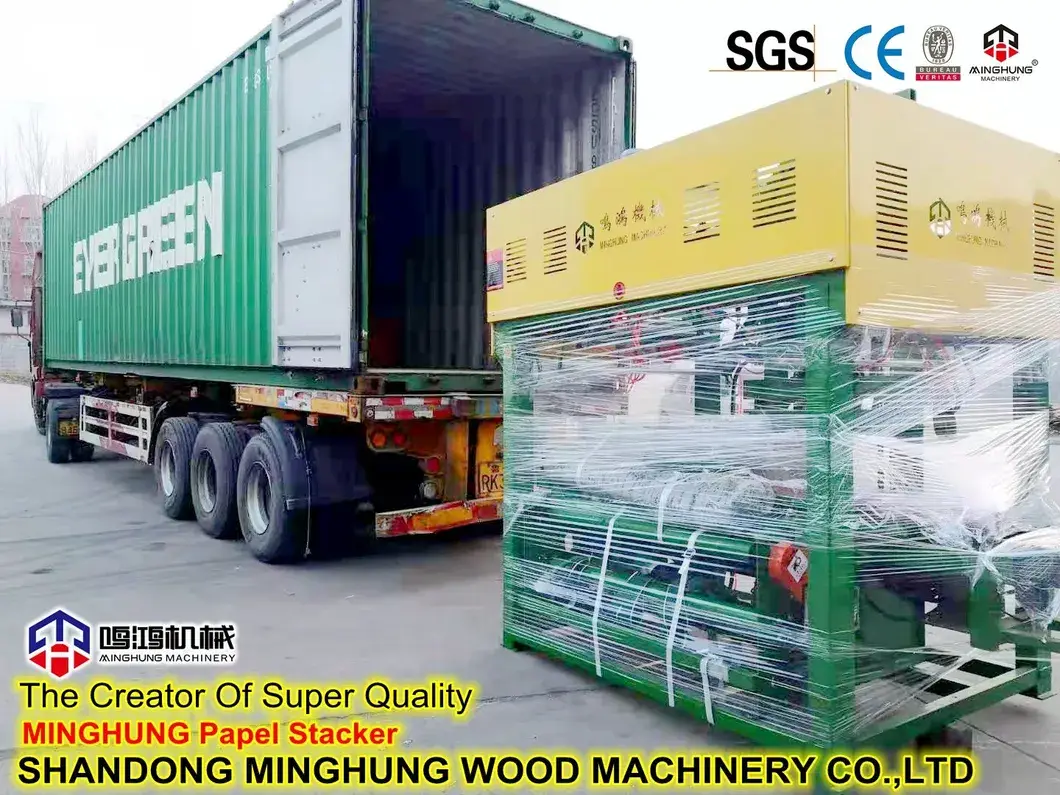 Máy sản xuất plywood: Thiết bị tự động hoàn chỉnh từ bóc vỏ gỗ đến ép nóng, ép lạnh và dán cạnh hình ảnh 23-description
