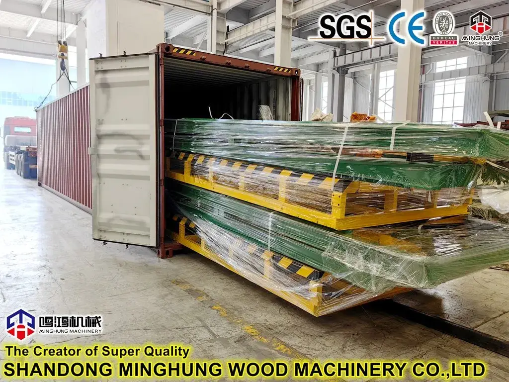 Máy sản xuất plywood: Thiết bị tự động hoàn chỉnh từ bóc vỏ gỗ đến ép nóng, ép lạnh và dán cạnh hình ảnh 21-description