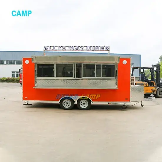 Xe di động mini tùy chỉnh phổ biến cho việc phục vụ món tráng miệng
