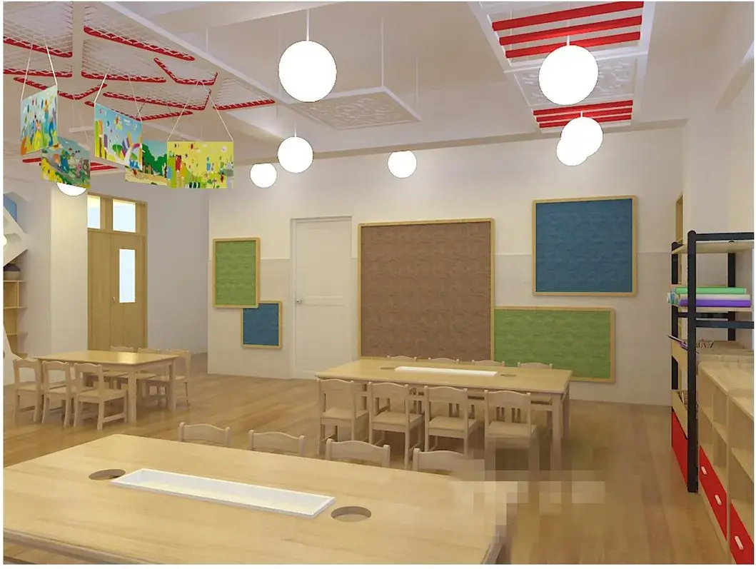 Đồ nội thất trẻ em bằng gỗ cho lớp học mẫu giáo và trường mầm non hiện đại hình ảnh 17-description