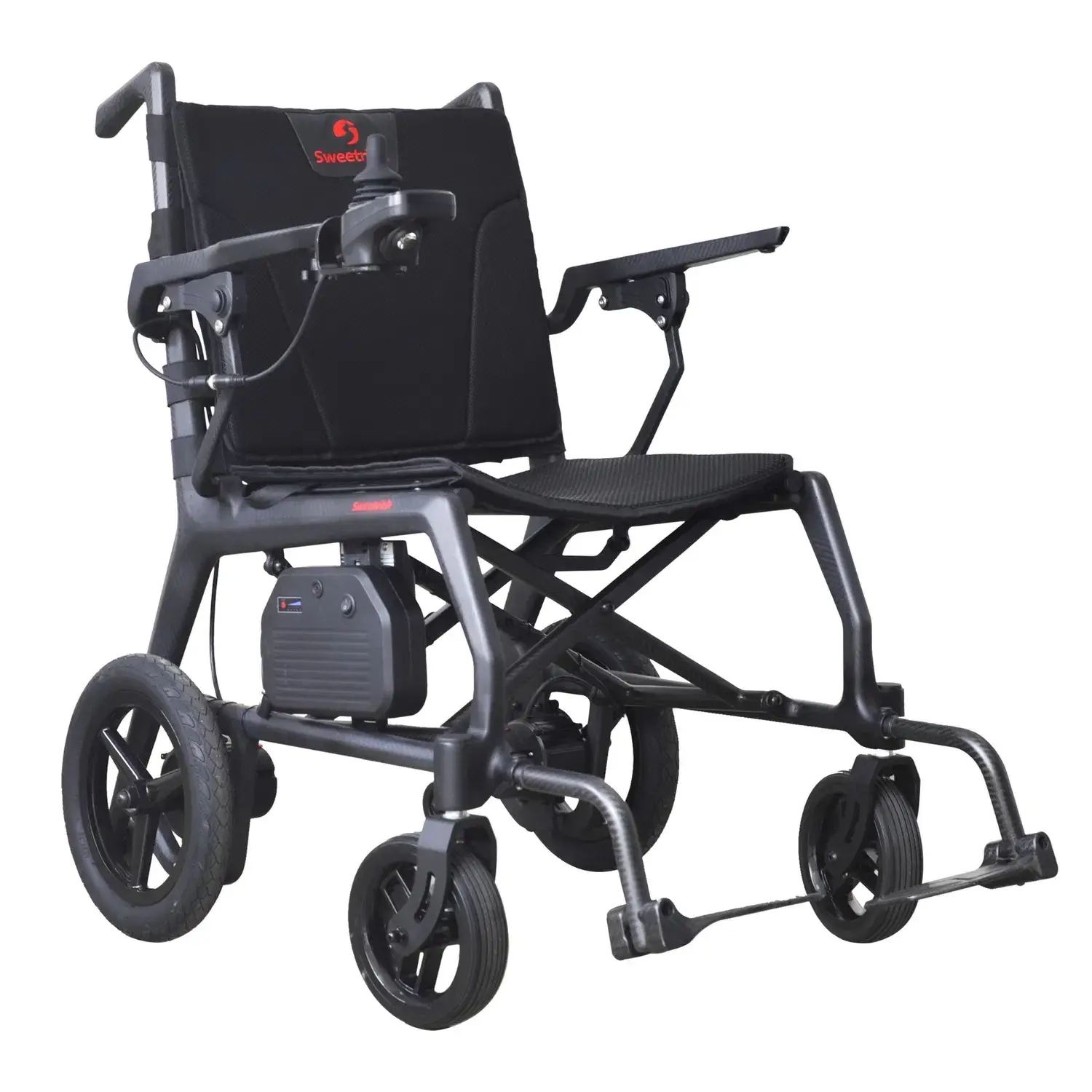 Xe lăn điện du lịch dành cho người cao tuổi, nhẹ nhàng và tiện lợi, gấp gọn, trọng lượng chỉ 13.5kgs