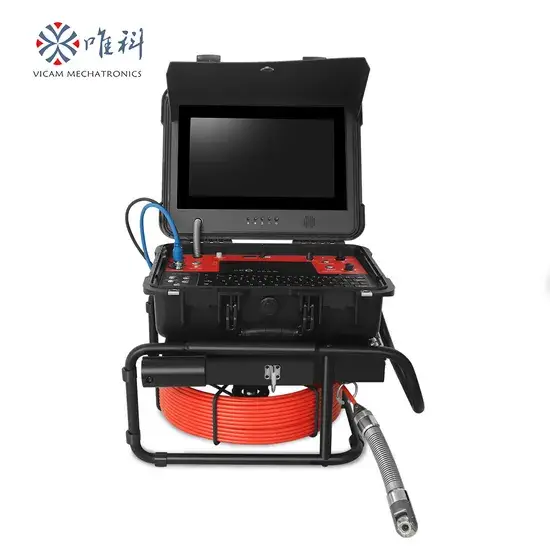 Máy quay cầm tay vệ sinh cống với màn hình 13.3 inch - Camera CCTV tiện lợi hình ảnh 1-description