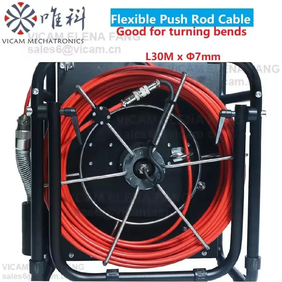 Máy quay cầm tay vệ sinh cống với màn hình 13.3 inch - Camera CCTV tiện lợi hình ảnh 17-description
