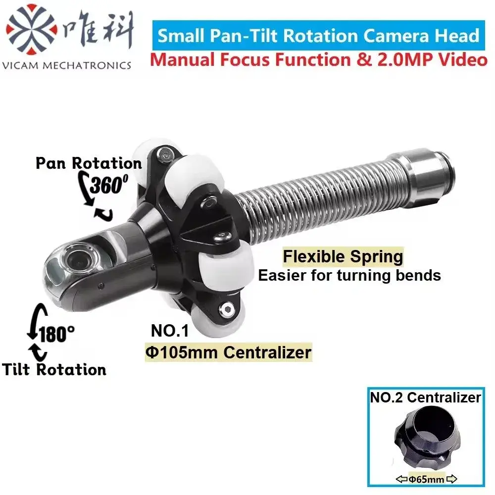 Máy quay cầm tay vệ sinh cống với màn hình 13.3 inch - Camera CCTV tiện lợi hình ảnh 18-description