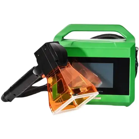 Máy khắc laser di động quang học sợi kim loại cho nhu cầu sản xuất hình ảnh 1-description