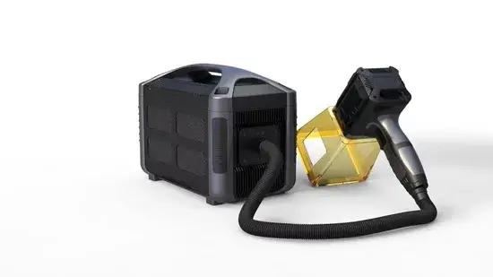Máy khắc laser di động quang học sợi kim loại cho nhu cầu sản xuất