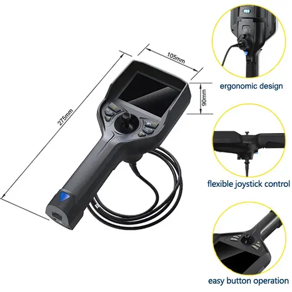 Camera nội soi di động với 4 điểm kết nối cho ứng dụng công nghiệp hình ảnh 14-description