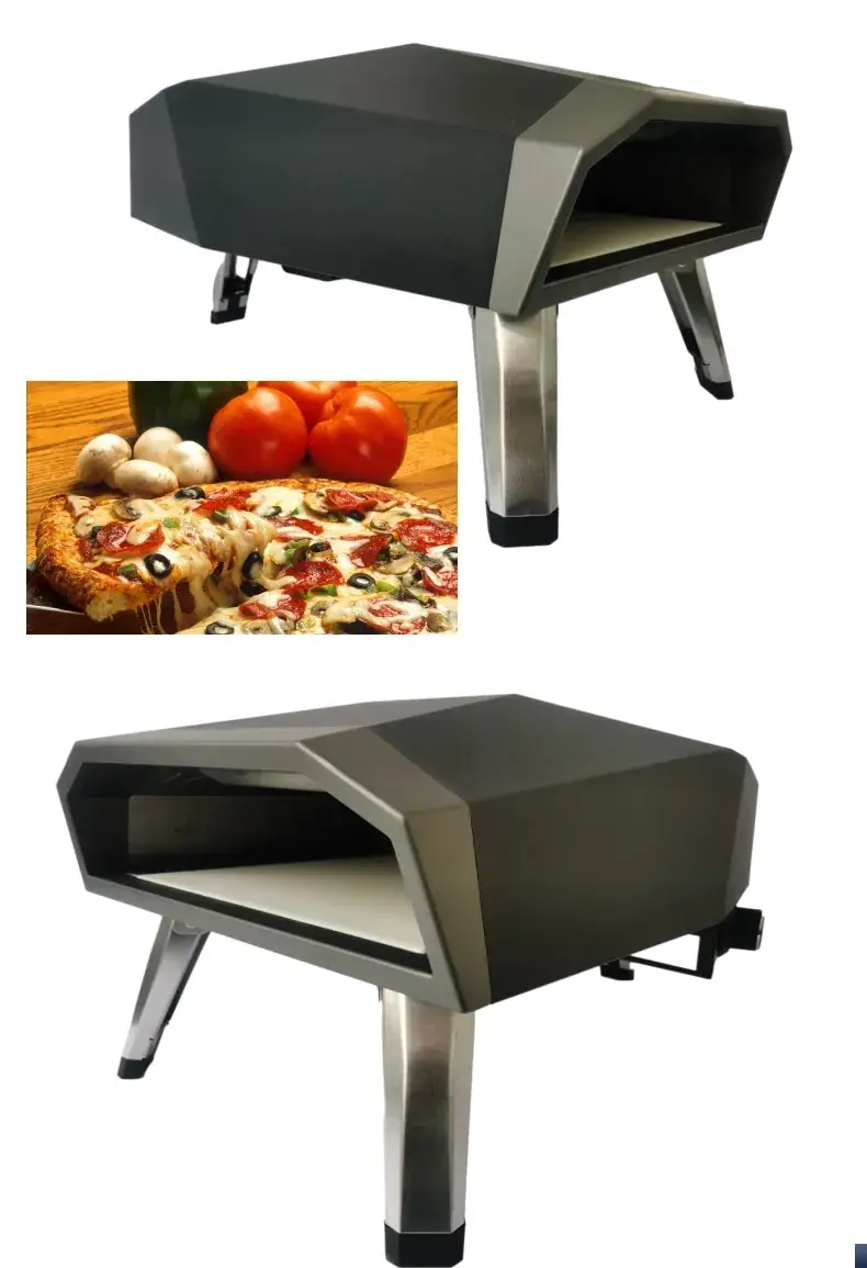 Lò nướng pizza di động BBQ cho món thịt bò và lò nướng pizza tiện ích hình ảnh 14-description