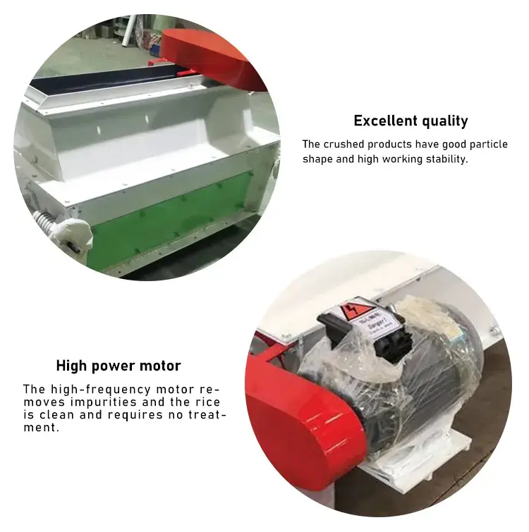 Máy nghiền thức ăn gia cầm nhỏ, hiệu quả, tiết kiệm năng lượng hình ảnh 13-description
