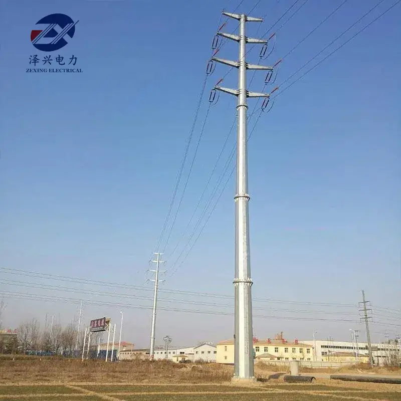 Ứng dụng cột điện thép mạ kẽm trong hệ thống truyền tải và phân phối điện hình ảnh 13-description