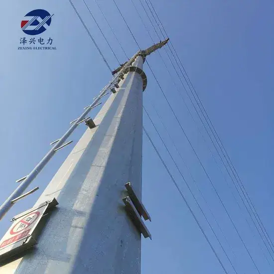 Ứng dụng cột điện thép mạ kẽm trong hệ thống truyền tải và phân phối điện