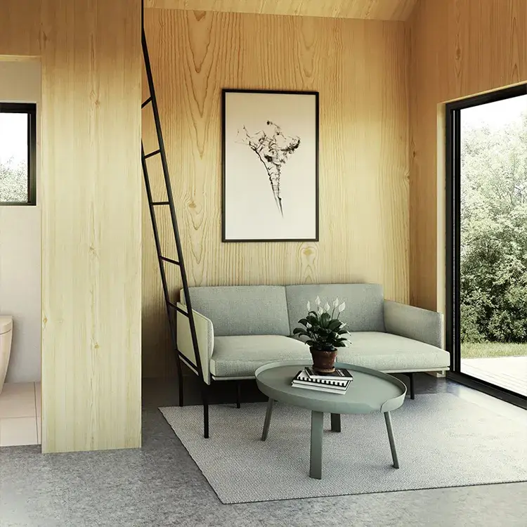 Thiết kế nhà gỗ chống bão tiện ích, lý tưởng cho kỳ nghỉ bungalow nhỏ