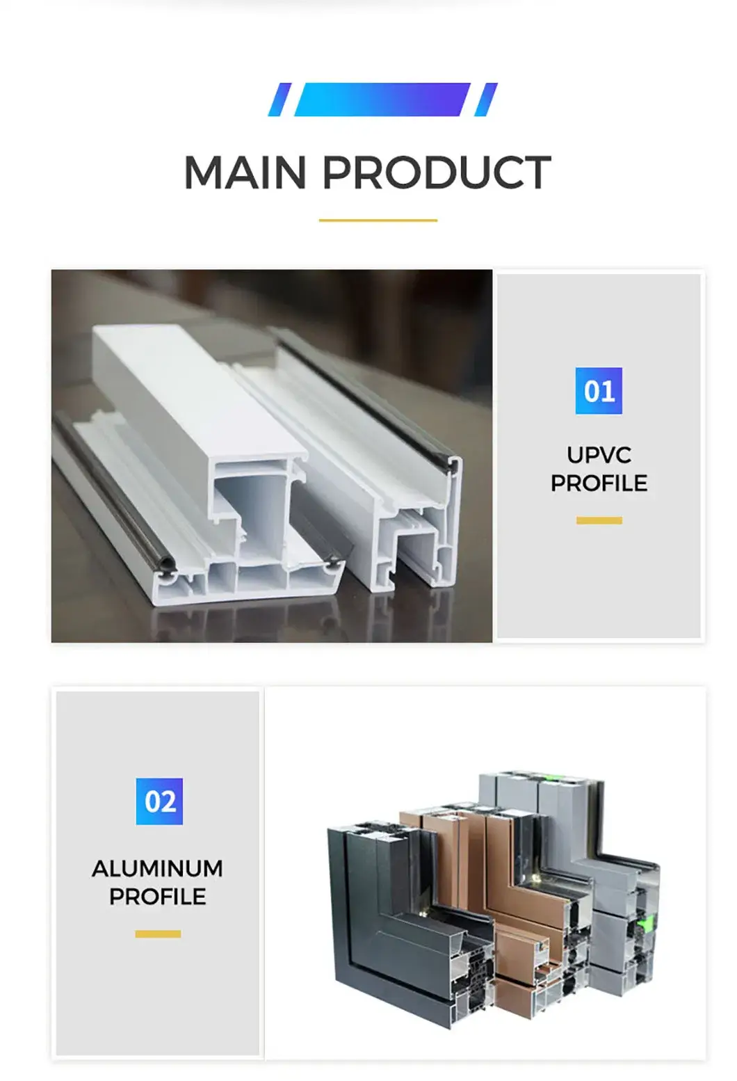 Hồ sơ cửa sổ UPVC cao cấp - Lựa chọn độ dày tùy chỉnh cho phong cách độc đáo hình ảnh 13-description