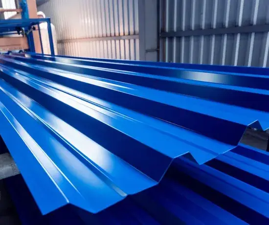Tấm thép mái lợp sóng kẽm phủ màu sơn trước: Vật liệu xây dựng chất lượng cao