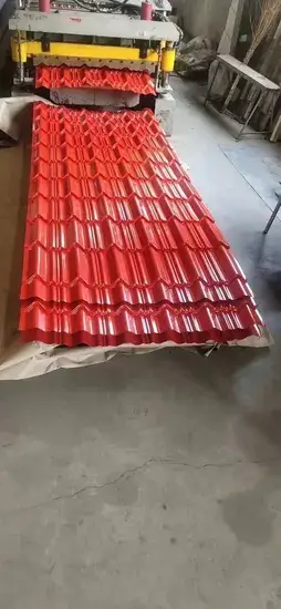 Tấm thép mái lợp sóng kẽm phủ màu sơn trước: Vật liệu xây dựng chất lượng cao
