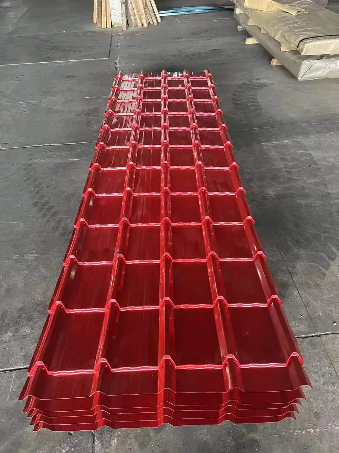 Tấm thép mái lợp sóng kẽm phủ màu sơn trước: Vật liệu xây dựng chất lượng cao