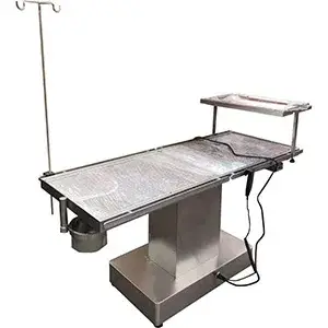 Bàn phẫu thuật thú y chất lượng cao, bàn kiểm tra nhiệt độ và bàn inox cho thú y hình ảnh 1-description