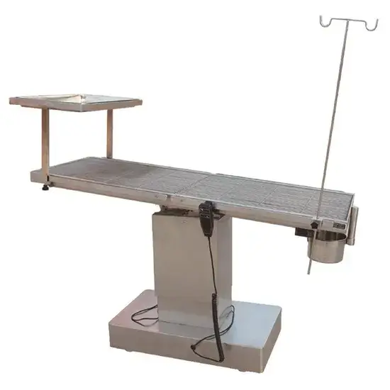 Bàn phẫu thuật thú y chất lượng cao, bàn kiểm tra nhiệt độ và bàn inox cho thú y