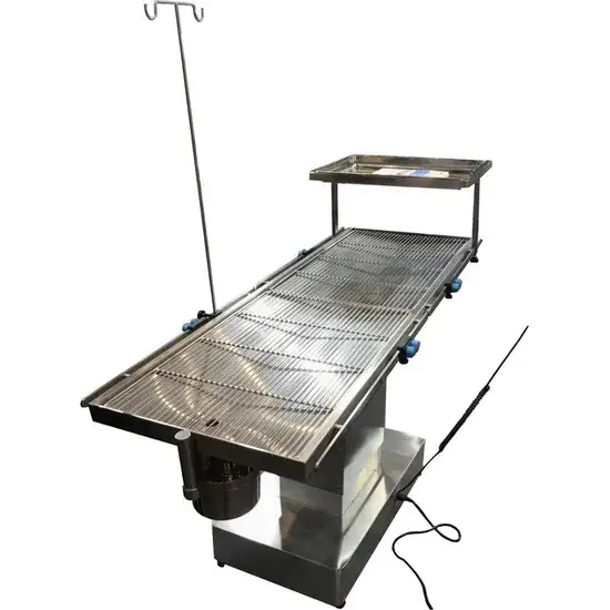 Bàn phẫu thuật thú y chất lượng cao, bàn kiểm tra nhiệt độ và bàn inox cho thú y