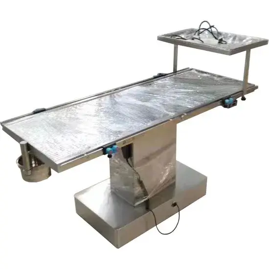 Bàn phẫu thuật thú y chất lượng cao, bàn kiểm tra nhiệt độ và bàn inox cho thú y