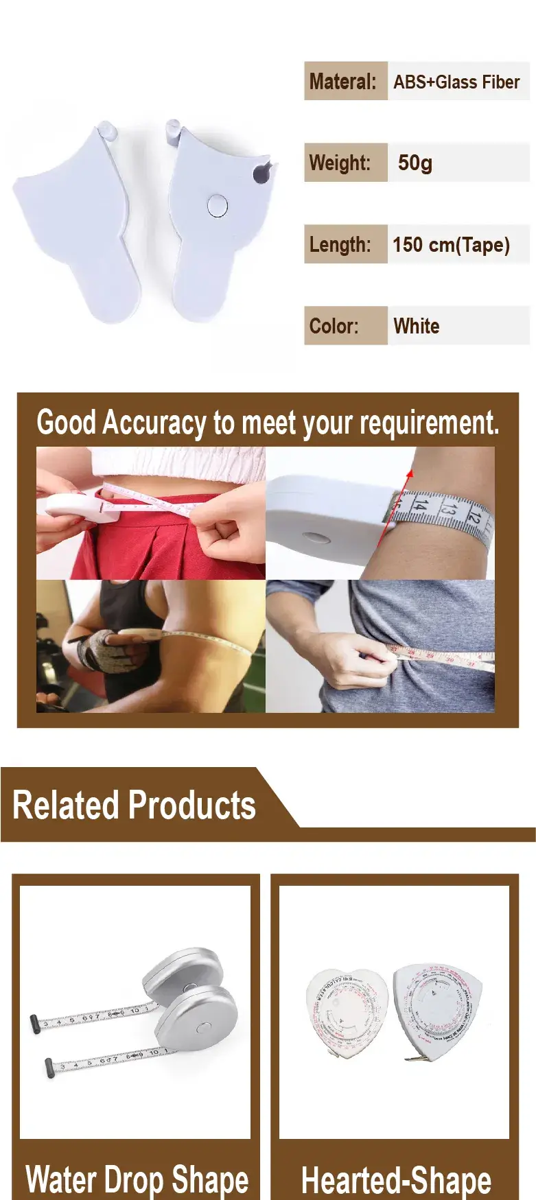 Thước dây đo cơ thể 1.5 mét in logo cá nhân làm quà tặng hình ảnh 14-description