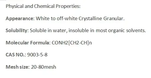 Polyacrylamide anion APAM - Phụ gia bột giấy và flocculant xử lý nước thải hiệu quả hình ảnh 13-description