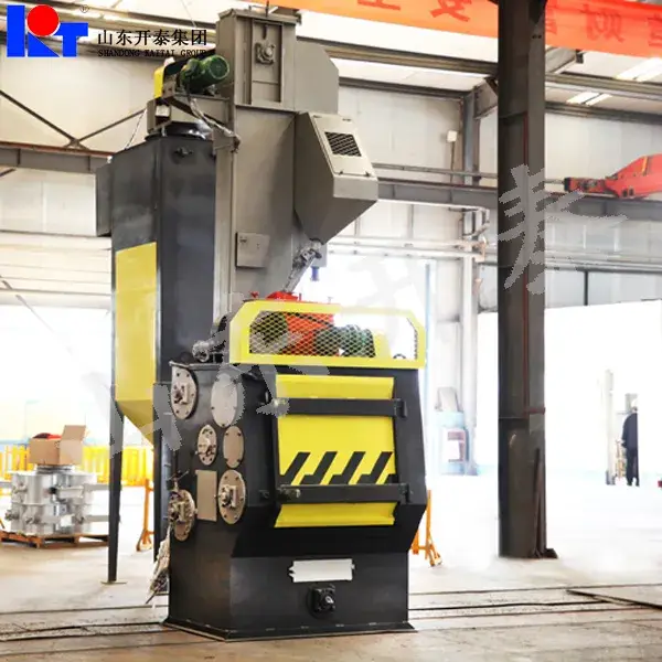 Máy phun cát Q3210: Giải pháp làm sạch bề mặt bằng băng tải cho ngành đúc